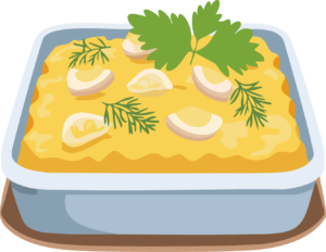 gratin cabillaud