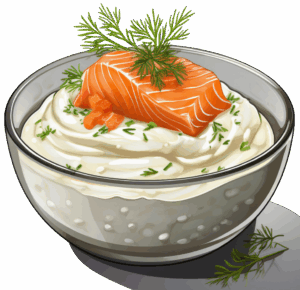 verrine fenouil truite